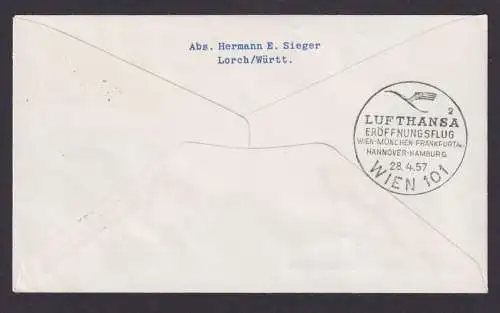 Flugpost airmail Berlin Ganzsache Flugpost Airmail Berlin Wien Österreich