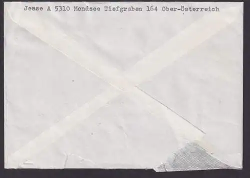 Österreich Mondsee Tiefgraben Christkindl Brief Weihnachten Frankfurt Bogenecke