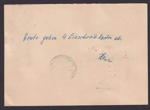 DDR Einschreibe Ganzsache P 70 IA + GAA Ganzsachenausschnitt Uhingen Württemberg