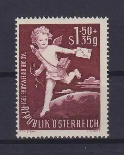 Österreich 972 Philatelie Tag der Briefmarke Luxus postfrisch 1952 KatWert 25,00