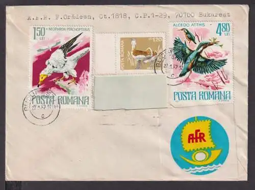 Briefmarken Rumänien Europa Brief Block 1987 75.Todestag N. Grigorescu