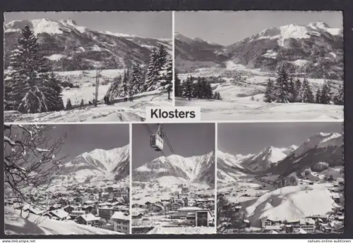 Ansichtskarte Klosters Schweiz Ansichten Winterlandschaft n. Murr Ludwigsburg
