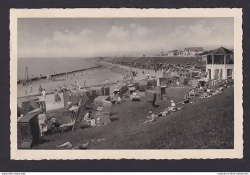 Ansichtskarte Büsum Schleswig Holstein Nordseebad Badestrand Meer n. Hamburg