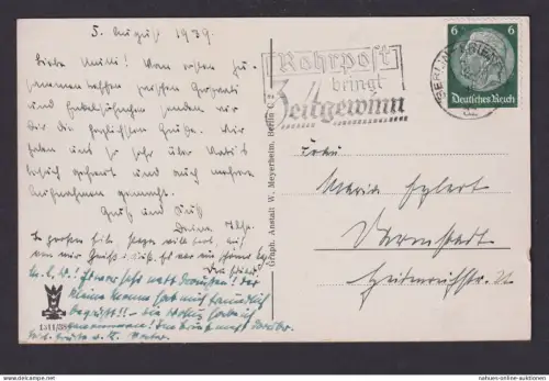 Berlin Friedenau Deutsches Reich Drittes Reich Ansichtskarte Postsache SST