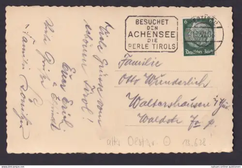 Ostmark Pertisau Österreich Deutsches Reich Drittes Reich Ansichtskarte SST