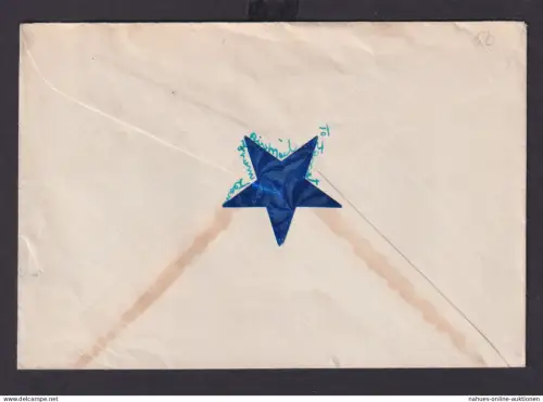 Flugpost Brief Jamaika MiF Queen Elisabeth MIF 3 + 5 d 1 S. + 3 d Destination