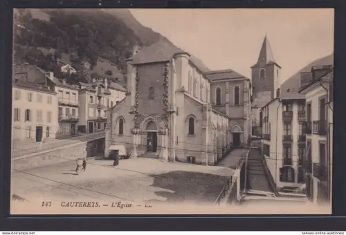Ansichtskarte Cauterets Okzitanien Hautes-Pyrénées Frankreich L Eglise Kirche
