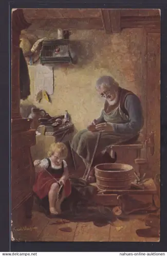 Ansichtskarte Österreich Deutsche Böhmen Künstler Vignette Südmark Friesach