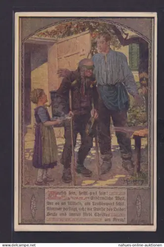 Ansichtskarte Österreich Deutsche Böhmen Künstler Vignette ab Wien n. St. Pölten