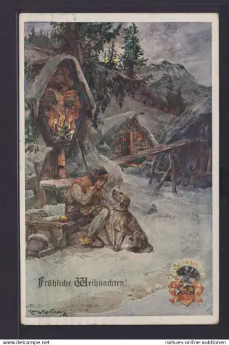 Ansichtskarte Verein Südmark Böhmen Österreich Deutschland Weihnachtsgruß ab