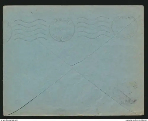 Frankreich Brief Motiv Sport 1939