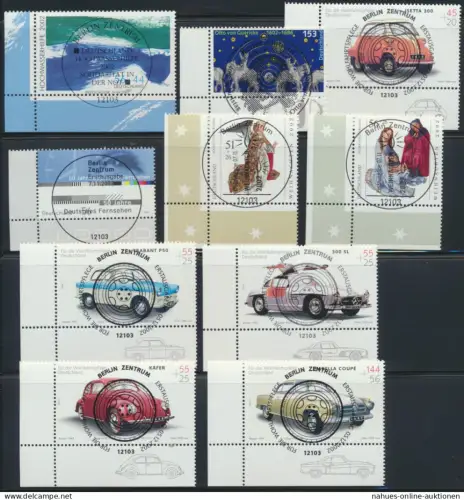 Bund Bogenrand Eckrand Jahrgang 2002 zentraler Ersttags - Vollstempel