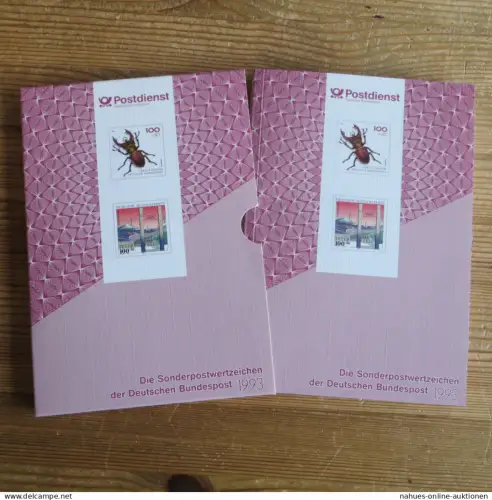 Bund Bundesrepublik Jahrbuch 1993 Luxus postfrisch MNH Kat .-Wert 110,00
