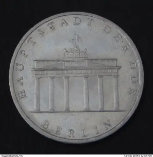 DDR Gedenkmünze 5 Mark Berlin Hauptstadt der DDR 1971 vorzüglich vz