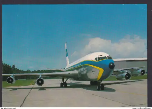 Flugpost Ansichtskarte Lufthansa Boing 720 B