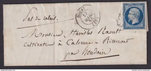 Frankreich Brief EF 20c Kaiser Napoleon