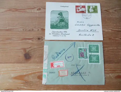 Bund Berlin inter. Lot von 16 frühen Briefen