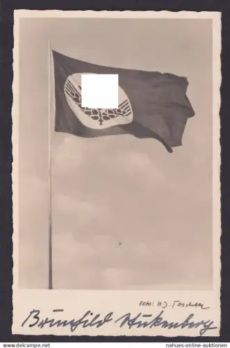 Löcknitz Pommern Deutsches Reich Fahne Teschke Kart Nr. 15 Löcknitz