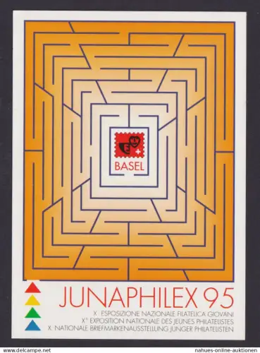 Basel Schweiz Postkarte Ganzsache Philatelie Anlass Nationale Briefmarken