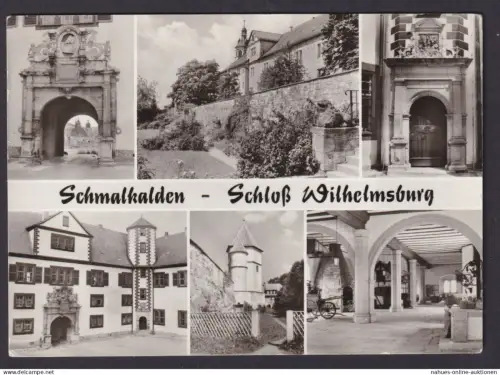 Ansichtskarte Schmalkalden Thüringen Schloß Wilhelmsburg n. Ottendorf Okrilla