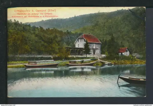 Ansichtskarte Urfttalsperre Gemünd NRW Waldhotel 1913 Lüttich Belgien