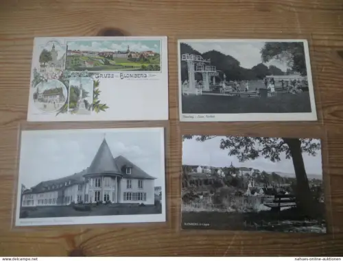 Ansichtskarten Blomberg Lippe NRW Nachlass Sammlung von 19 guten AK.
