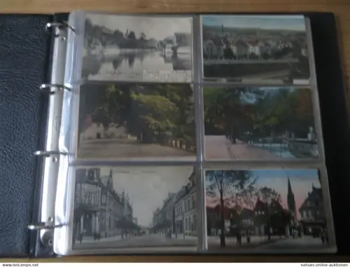 Ansichtskarten Detmold Nachlass Sammlung von 140 inter. alten AK im Binder