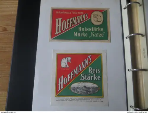 Nachlass Ansichtskarten gute Reklame Sammlung nur Lithos Hoffmann Topographie