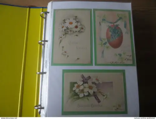 Nachlass Ansichtskarten starke Sammlung von ca. 118 alten AK Ostern ein sehr