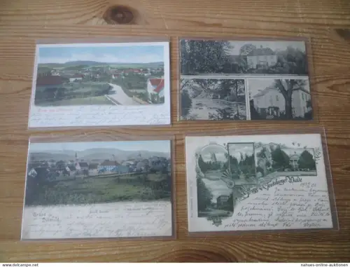 Ansichtskarten Detmold Nachlass Sammlung von 48 meist guten AK viel Restaurants