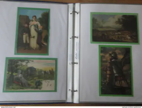 Nachlass Ansichtskarten Sammlung Königin Luise Porzellan Mittelalter u.a. 44 Stck