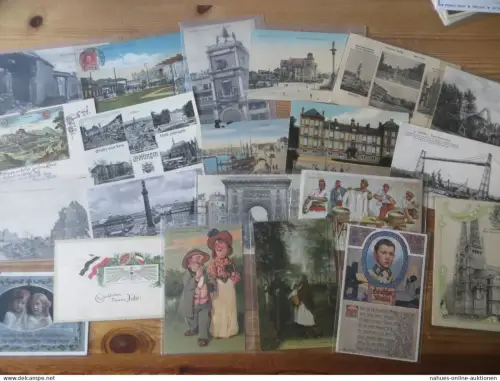 Ansichtskarten Nachlass Sammlung inter Lot von rund 130 alten AK sehr vielfältig