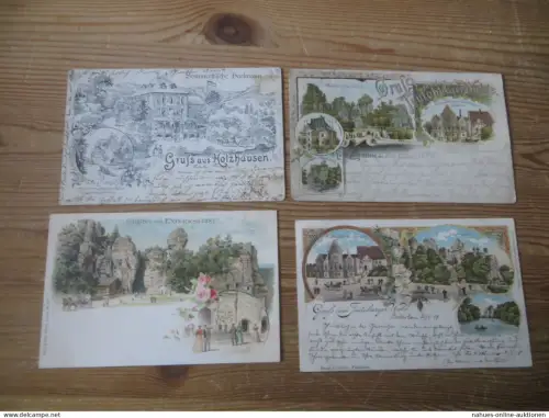 Ansichtskarten Lippe Horn Holzhausen etc. Nachlass Sammlung von 41 guten AK incl