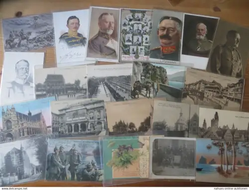Ansichtskarten Nachlass Sammlung inter Lot von rund 130 alten AK sehr vielfältig