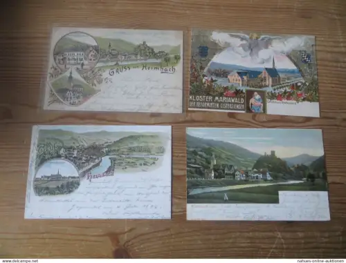 Ansichtskarten Heimbach Eifel NRW Kr. Düren Nachlass Sammlung von 50 alten AK.