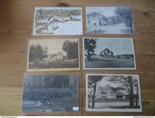Ansichtskarten Sennelager Senne Krieg Nachlass schöne Sammlung von 22 alten AK
