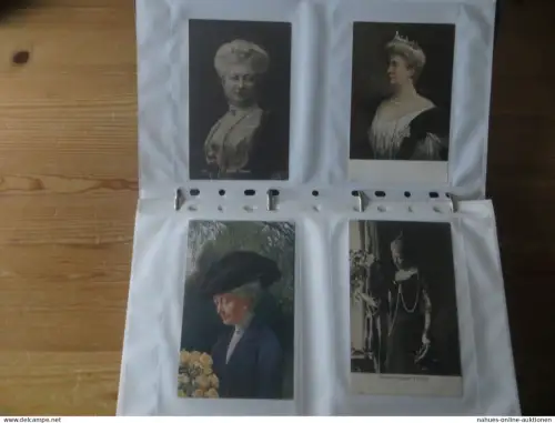 Nachlass Ansichtskarten starke Sammlung von 130 AK Adel Herrrscher ein immer