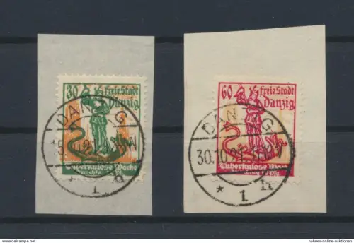 Danzig 90-91 Tuberkulose Briefstück