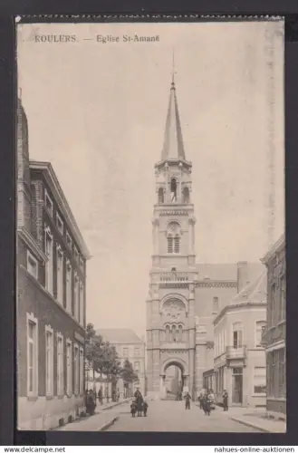 Ansichtskarte Roulers Roeselare Belgien Kirche St Amane
