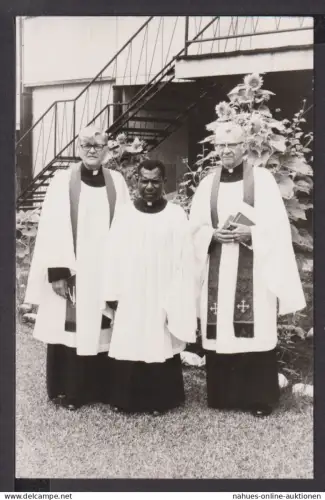 Ansichtskarte Religion Kirche Amtseinführung Bischof Zurewec Papua Neuguinea