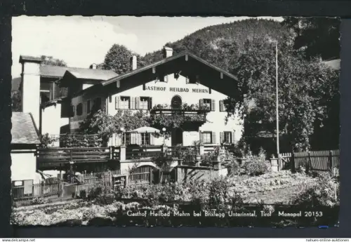 Ansichtskarte Brixlegg Tirol Österreich Gasthof Heilbad Mehrn Berlin