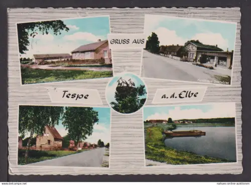 Ansichtskarte Tespe a d Elbe Niedersachsen Hamburg