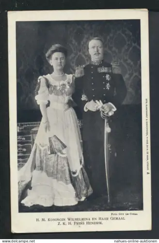 Ansichtskarte Monarchie Adel Weltevreden Niederländisch Indien 1909 Bern Schweiz