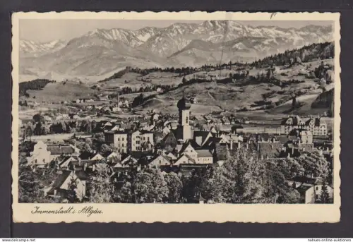 Ansichtskarte Immenstadt Allgäu Bayern SST 1938 Steeg Tirol Österreich