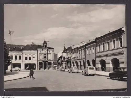 Ansichtskarte Zilina Slowakei Auto Oldtimer