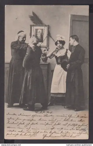 Ansichtskarte Religion Kirche Niederneukirchen Österreich 1905 St Florian