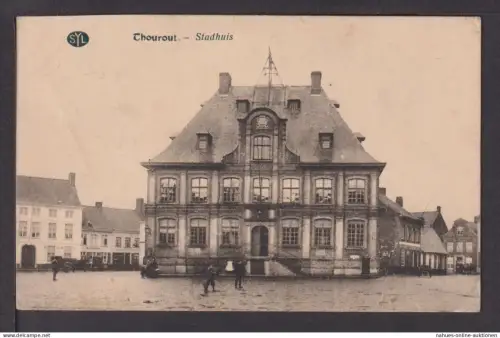 Ansichtskarte Thourout Belgien Feldpost 1917 Merelbeke