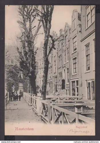 Ansichtskarte Amsterdam Niederlande Bagijnhof