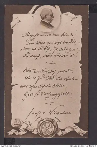 Ansichtskarte Bismarck Reichspräsident Deutsches Reich Karte Berlin