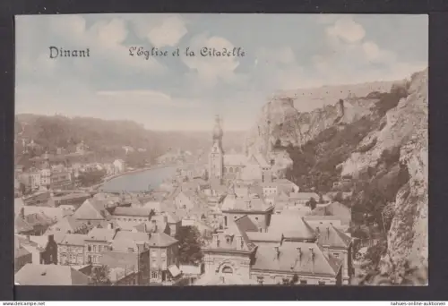 Ansichtskarte Dinant Belgien Kirche und Zitadelle